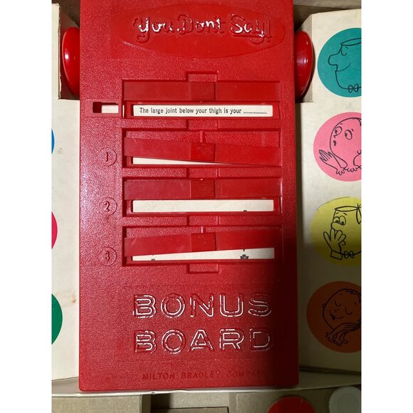 Milton Bradley Vintage 1963 "You Don't Say!" Game - Picture 9 of 11